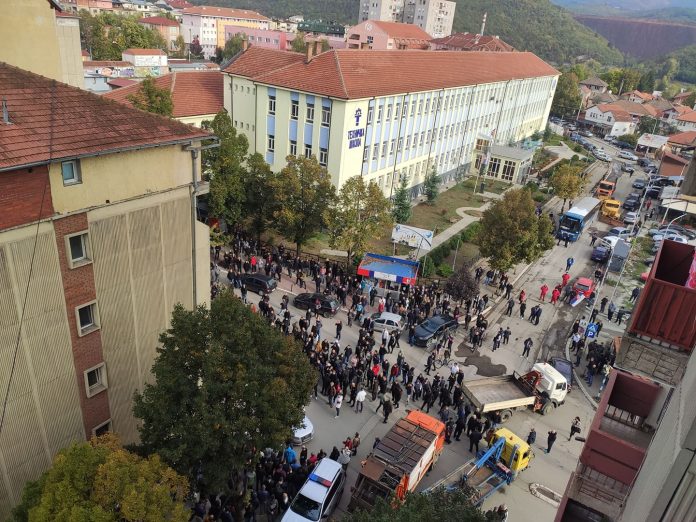 Akcija policije u Severnoj Mitrovici (Foto: Radio Kontakt Plus)