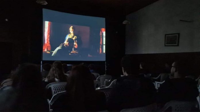Detalj sa projekcije filma (Foto: Radio Goraždevac)