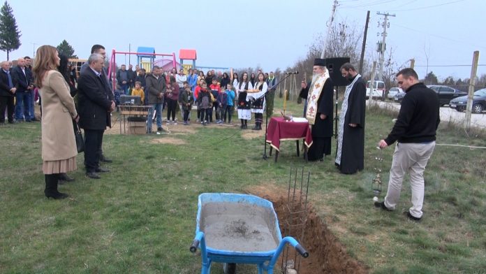 Polaganje kamena temeljca za obdanište (Foto: Radio Goraždevac)