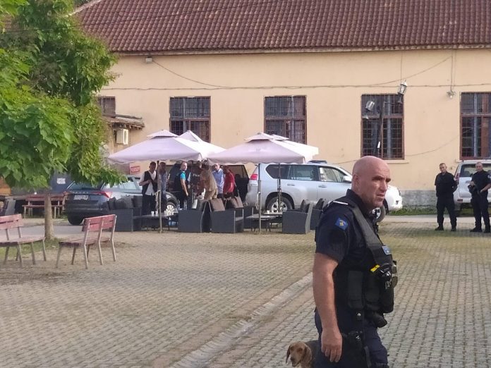 Blokada centra Goraždevca (Foto: Radio Goraždevac)