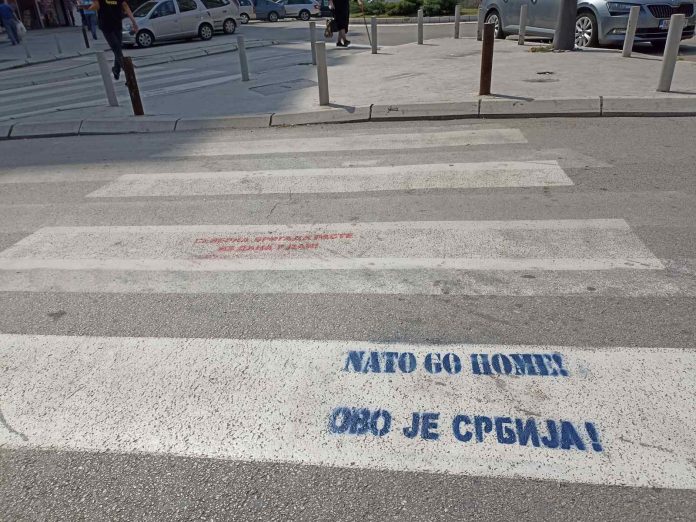 Grafiti ispisani na više lokacija (Foto: Radio Kontakt Plus)