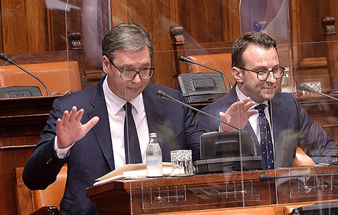 Vučić i Petković (Foto Tanjug)
