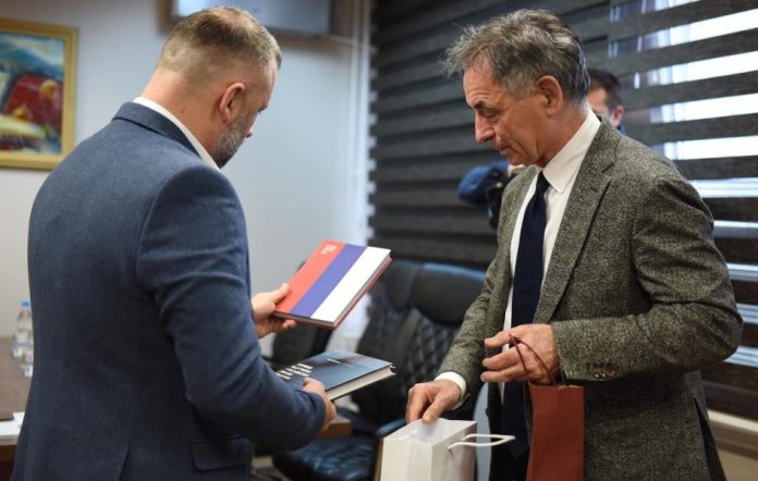 Dalibor Jevtić i Milorad Pupovac (Foto: Fejbuk @DaliborJevtić)