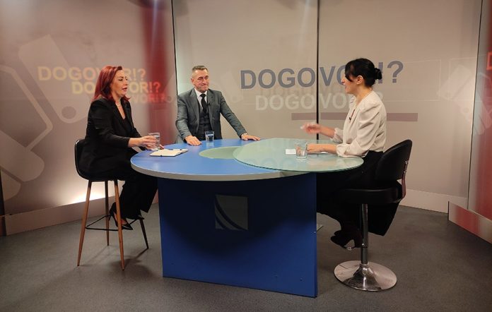 Emilija Redžepi i Nenad Rašić u emisiji Dogoovr Zorice Vorgučić (Foto: Kim, Tamara Marković)