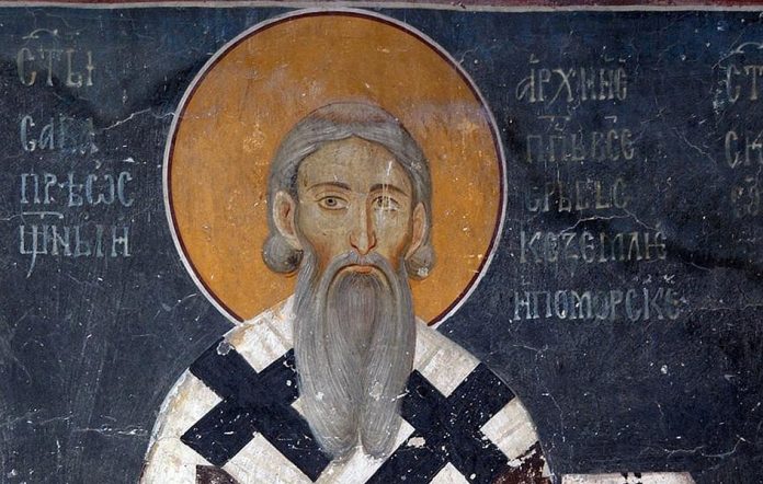 Sveti Sava, freska u manastiru Studenica (Foto: Wikipedia)