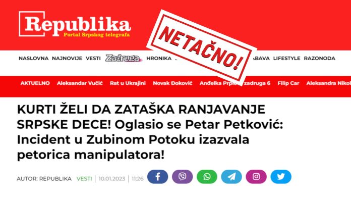 Netačno (Foto: Radio Goraždevac)