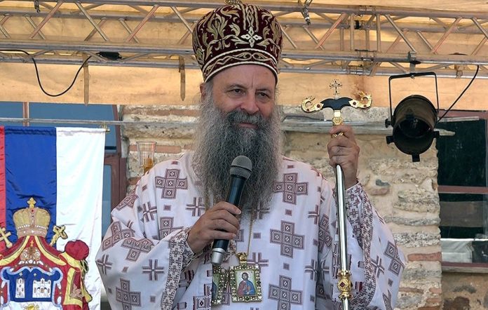 Patrijarh Porfirije u Gračanici (Foto: Kim)