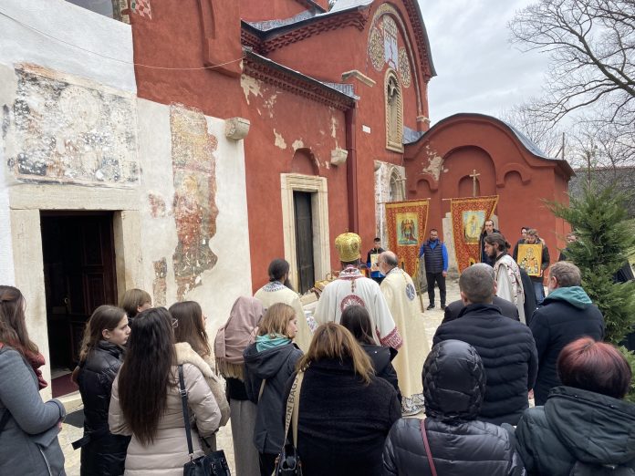 Vladika Ilarion u Pećkoj patrijaršiji (Foto: Radio Goraždevac)
