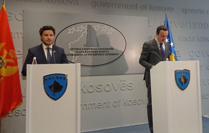 Dritan Abazović i Aljbin Kurti (Foto: Kim)