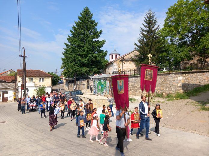 Spasovdanska litija u Orahovcu (Foto: Radio Goraždevac)
