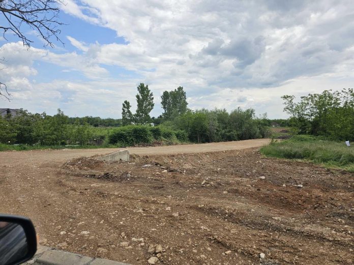 Plac na kome je bila kuća povratnika Milorada Đokovića (Foto: Radio Goraždevac)