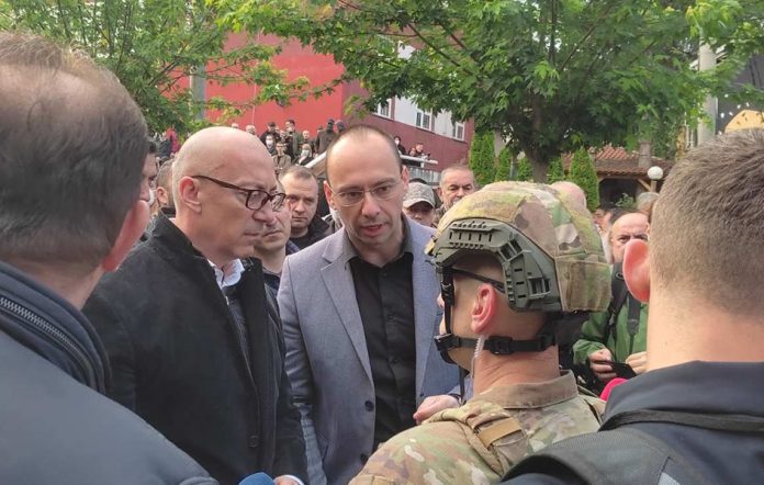 Predstavnici SL u Zvečanu (Foto Radio Kontakt Plus)