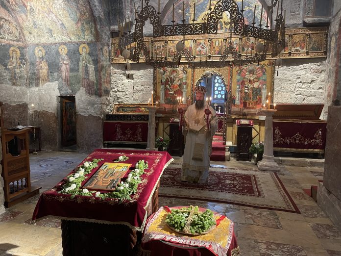 Vladika Ilarion u Pećkoj patrijaršiji (Foto: Radio Goraždevac)