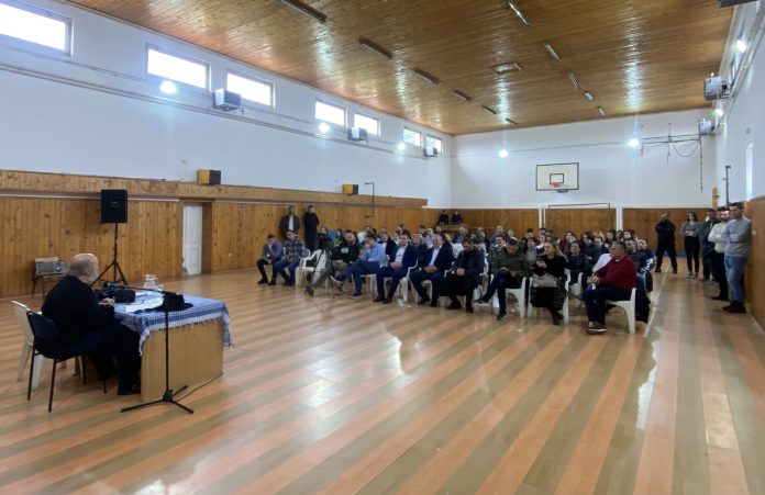 Petar Božović u Goraždevcu (Foto: Radio Goraždevac)