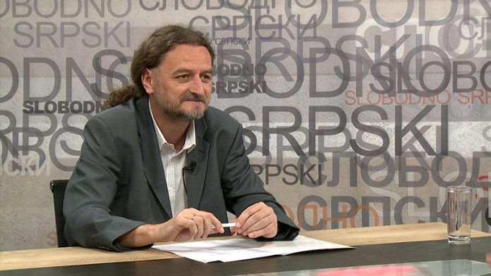 Goran Avramović u emisiji Slobodno Srpski (Foto: Medija centar)