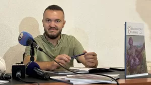 „Vidovdanski glasnik“: Kruna i ogledalo rada Doma kulture „Gračanica“ 1 Žarko Milenković, jedan od urednika Vidovdanskog glasnika (Foto: Kim)