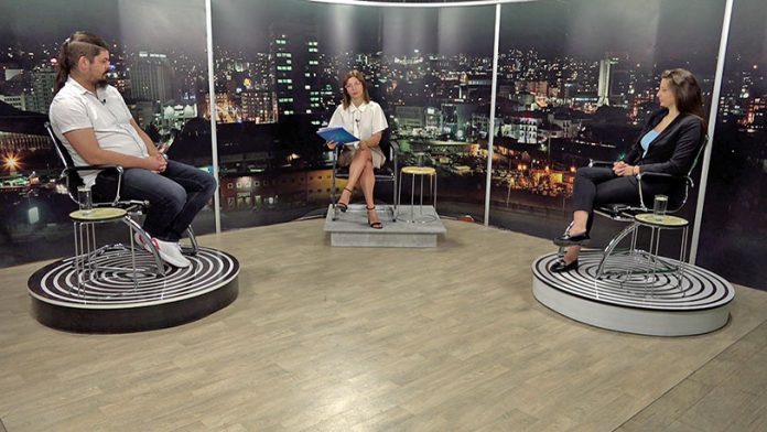 Dimitrije Obrenović i Milena Lazarević u emisiji Heroji našeg doba