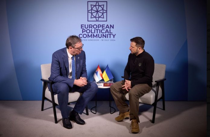 Foto: Mreža X – Volodimir Zelenski, Aleksandar Vučić