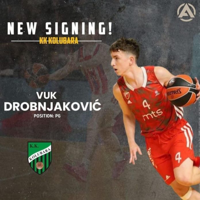 Vuk Drobnjakovic (Foto: KK Kolubara, Facebook) Vuk Drobnjakovic (Foto: KK Kolubara, Facebook)