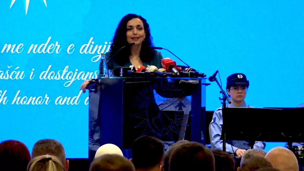 Kurti povodom 25. godišnjice policije: Naša teritorija će se braniti i životima 1 Vjosa Slika 1024x576 1