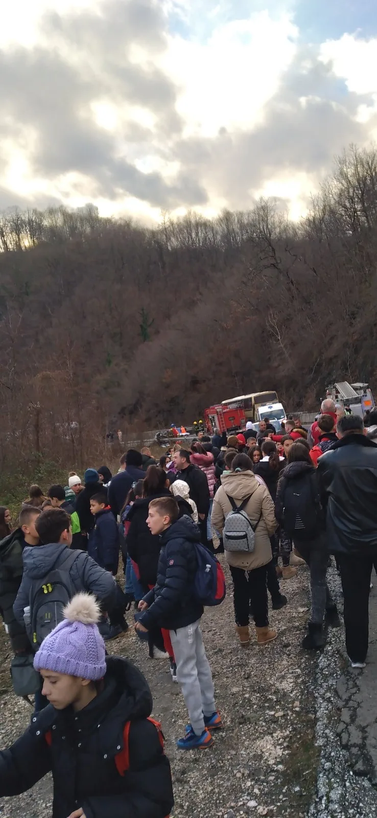 Sudar autobusa i automobila na Ibarskoj magistrali 1 Sudar na Ibarskoj magistrali (Foto: Radio Goraždevac)