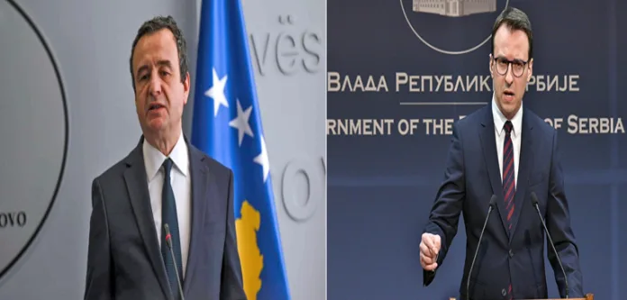 Kurti i Petković (Foto: Kabinet kosovkog premijera - Kancelarija za KiM)