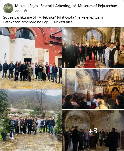 Muzej u Peći promoviše narativ o „predromaničkom spomeniku“ koji je Srbija sistematski prisvojila 1 Muzej u Peci
