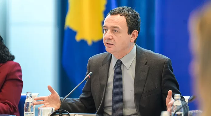 Kurti: Dva transfera od 2,14 miliona evra za Albance na jugu Srbije blokirana Premijer Kosova Aljbin Kurti (Foto: Kabinet premijera Kosova)