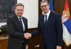Vučić sa Sorensenom: “Sprečiti eskalatorne odluke Prištine od 15. marta i hitno formirati ZSO” Foto: Instagram/Budućnost Srbije