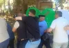 Zbog prefarbavanja zelenog srca na znaku „Ja volim Mitrovicu“ nastao metež, uhapšen Zaporožac