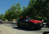Svadbena kolona sa simbolima UČK kroz Gračanicu