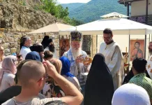 Proslavljena slava u manastiru Ulije, liturgiju služio Mitropolit Teodosije Foto: Eparhija raško-prizrenska